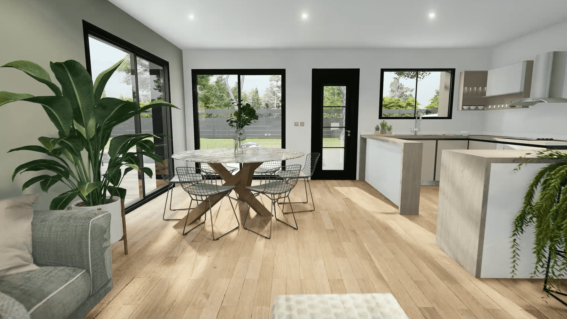 Maison neuve 90m² - 4 chambres - Ergué gabéric