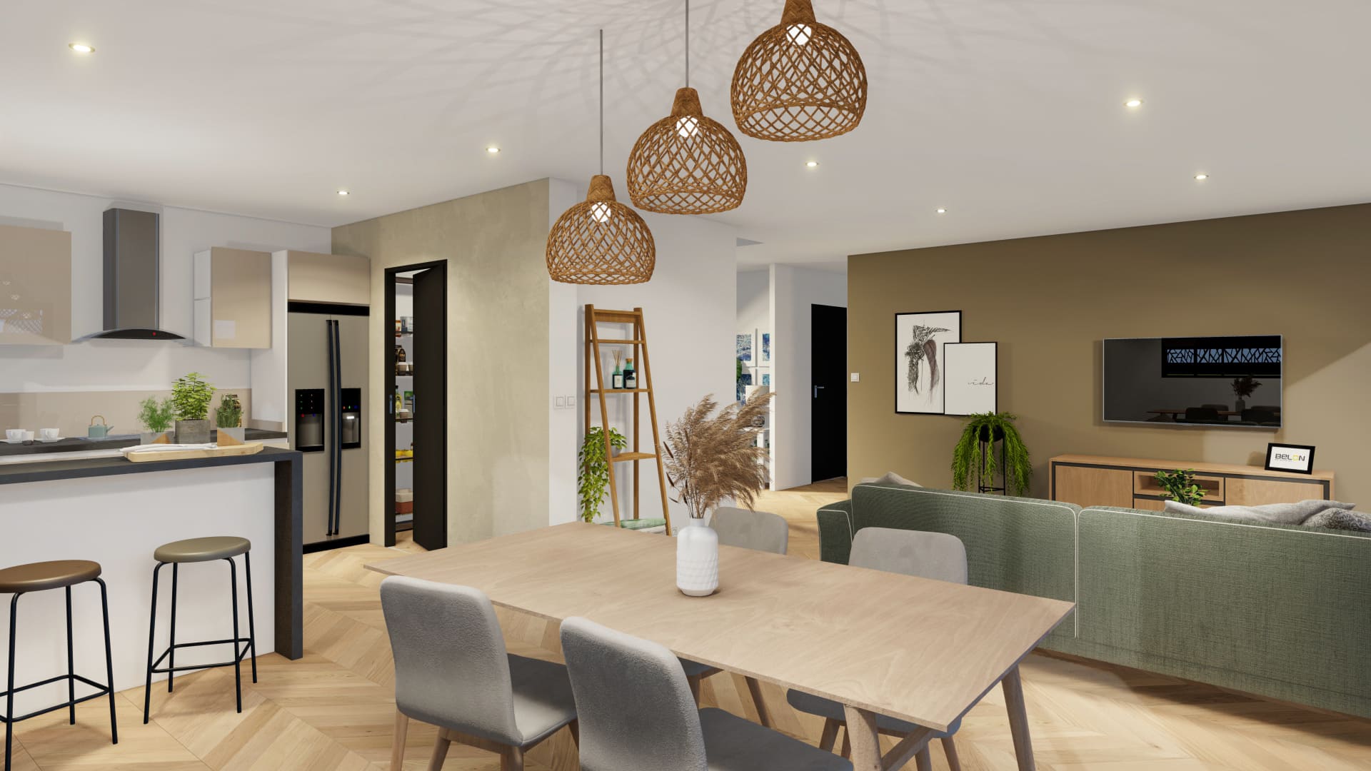 Maison neuve 90m² - 4 chambres - Berric