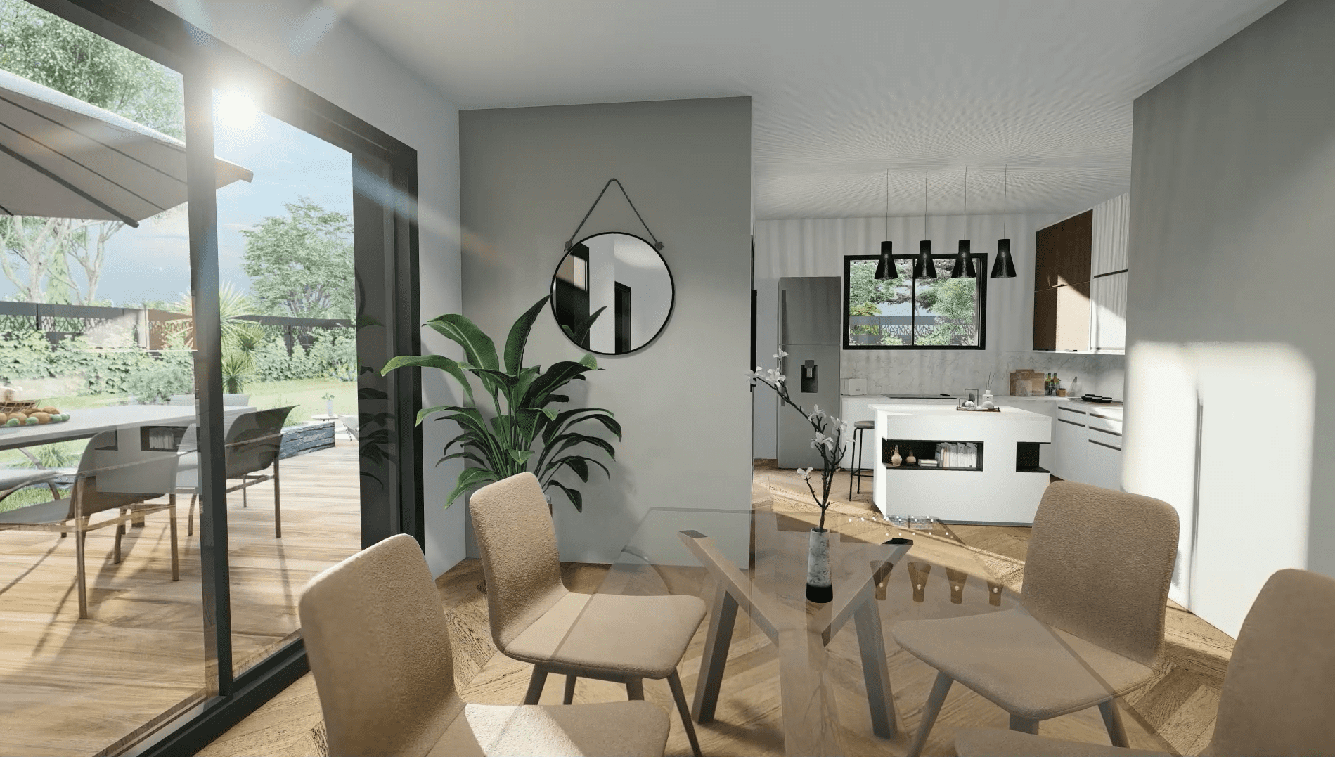 Maison neuve 90m² - 4 chambres - Berric