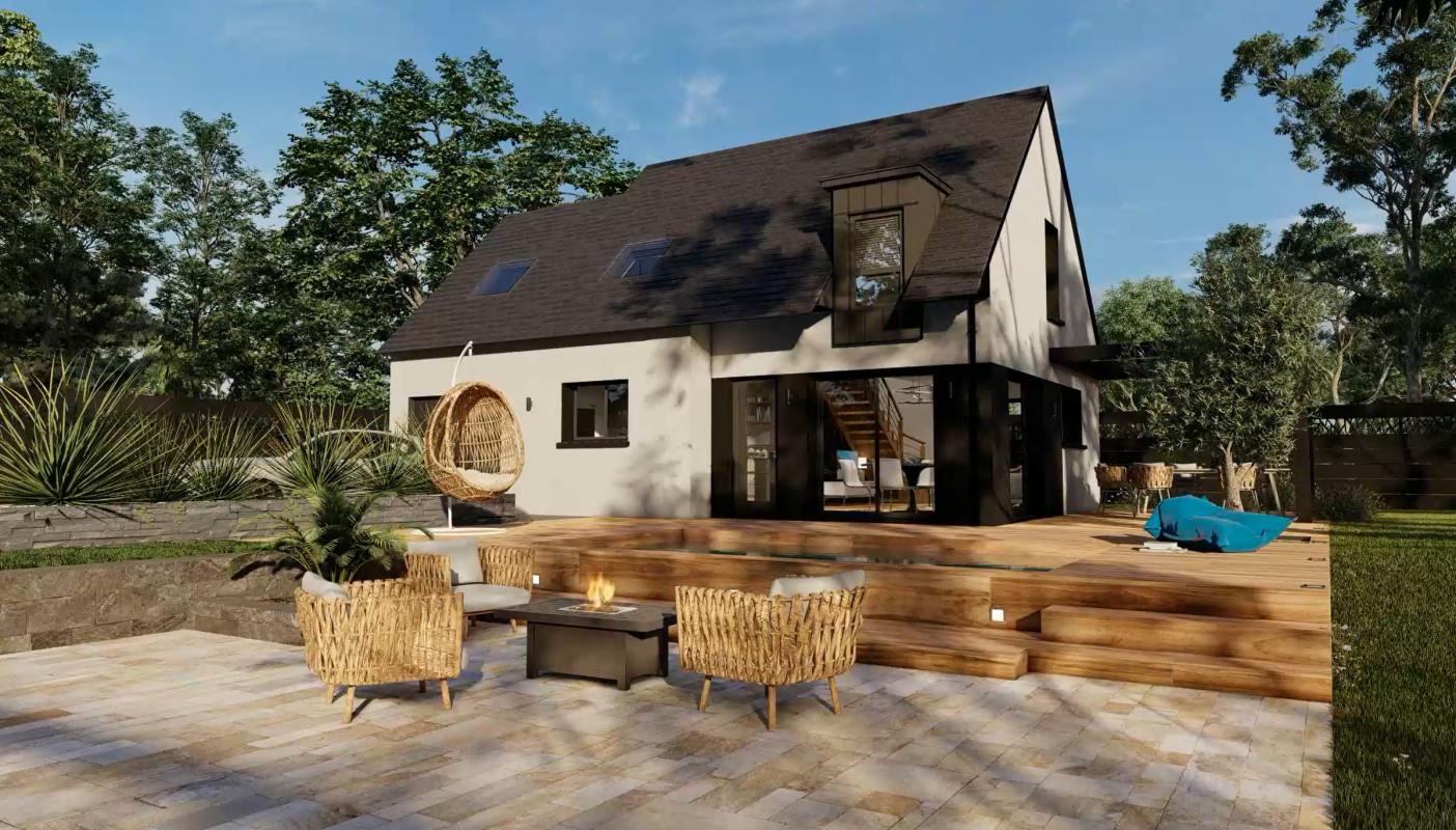 Maison neuve 82m² - 4 chambres - Le cours