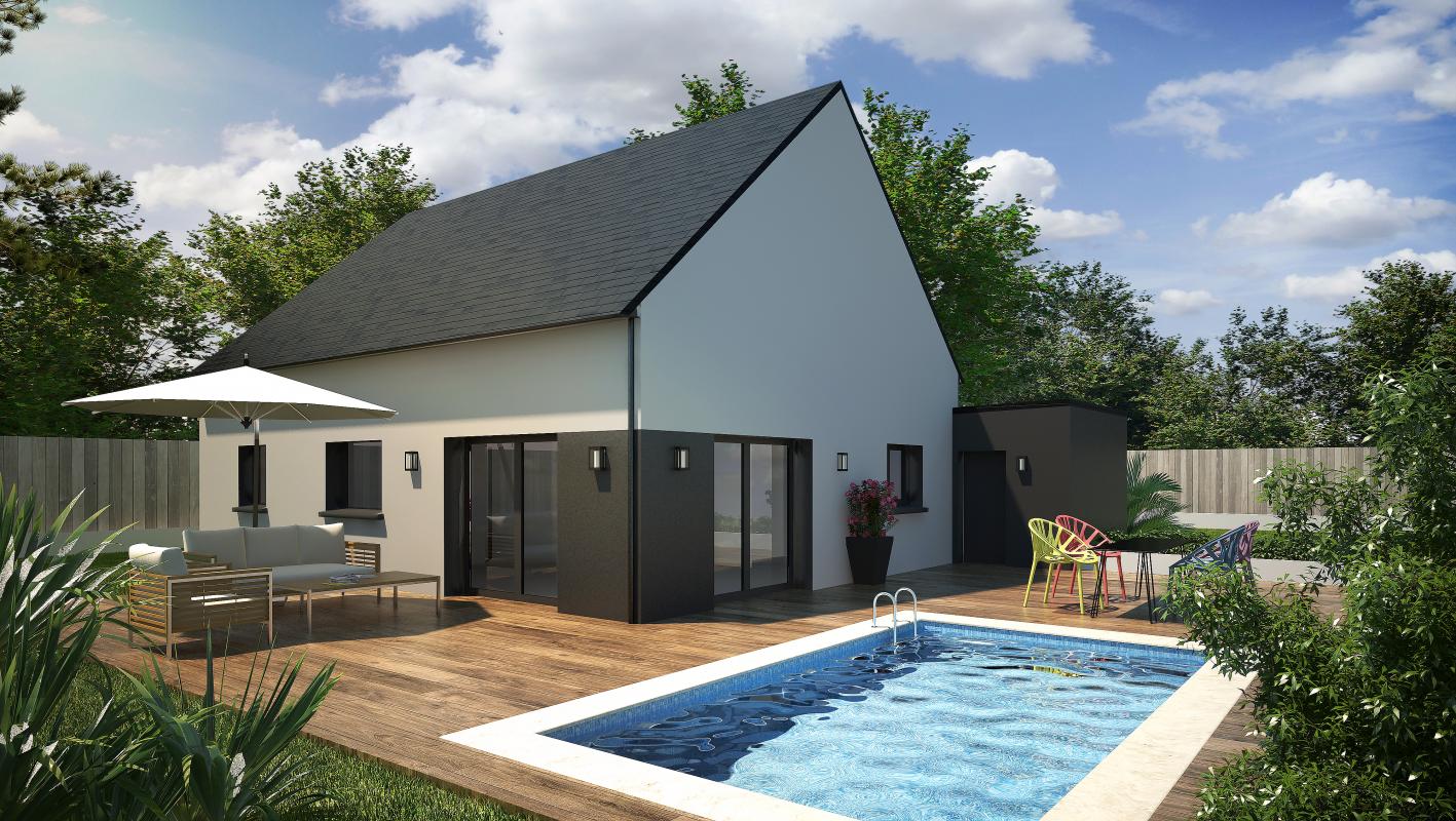 Maison neuve 63m² - 2 chambres - Merlevenez