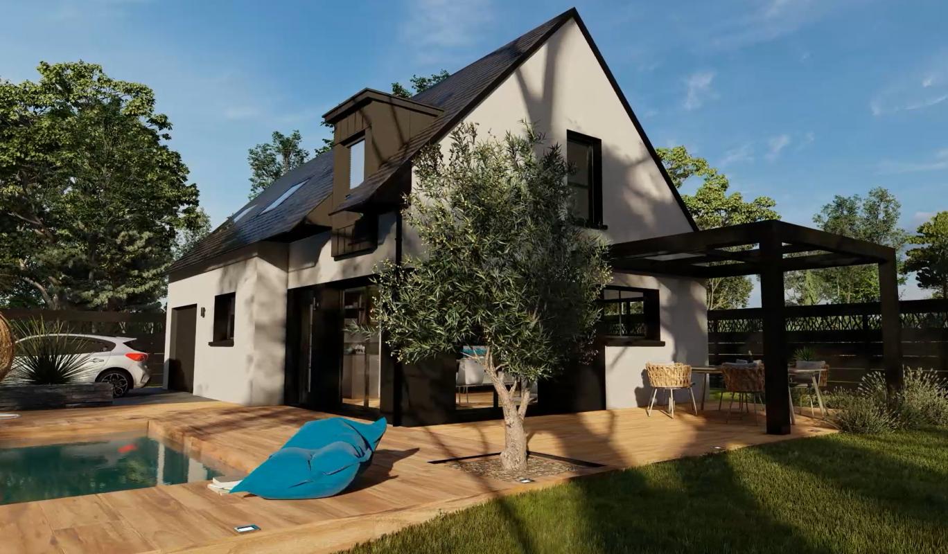 Maison neuve 82m² - 4 chambres - Queven