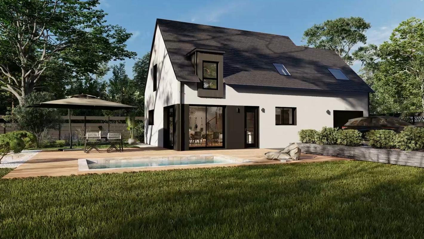 Maison neuve 88m² - 4 chambres - Berric