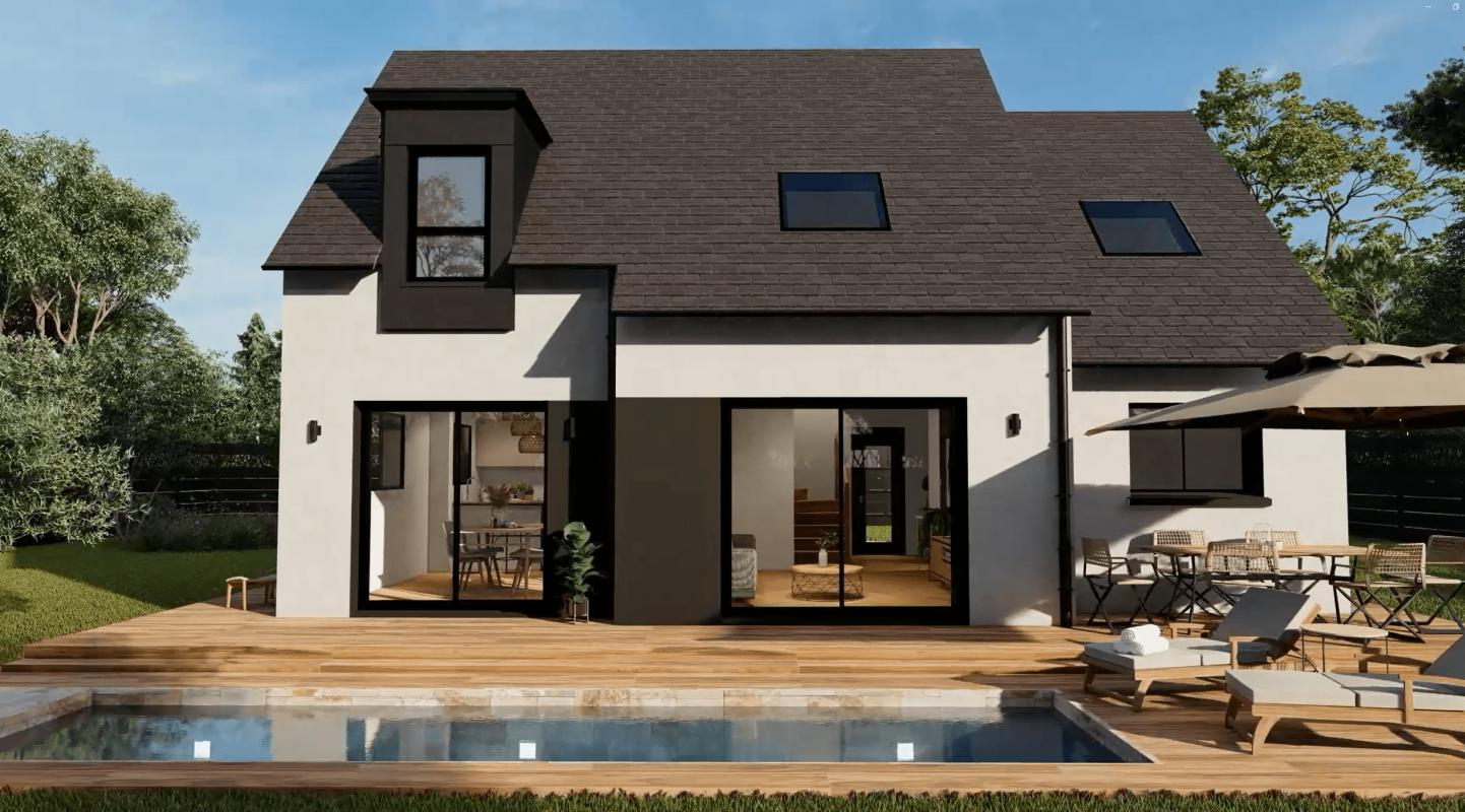 Maison neuve 111m² - 4 chambres - Hennebont