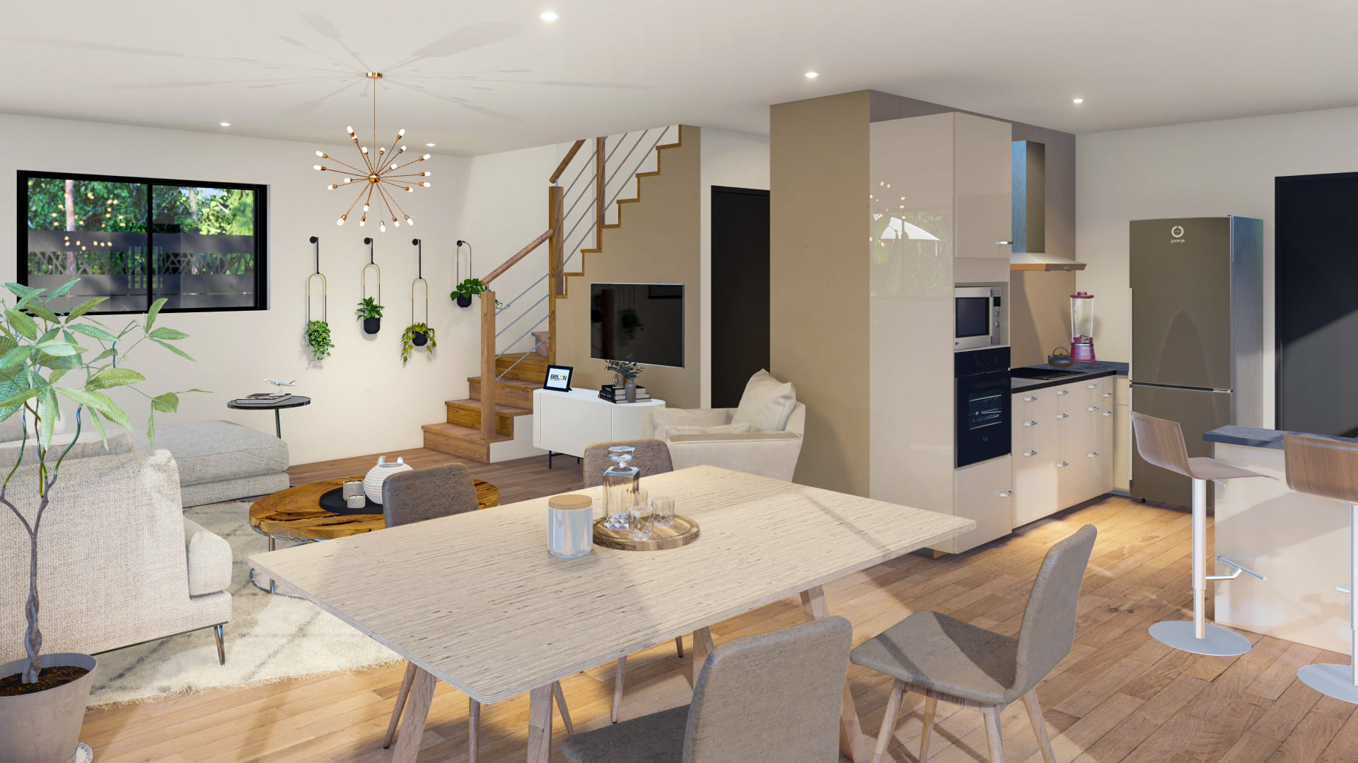 Maison neuve 90m² - 4 chambres - Plougoumelen