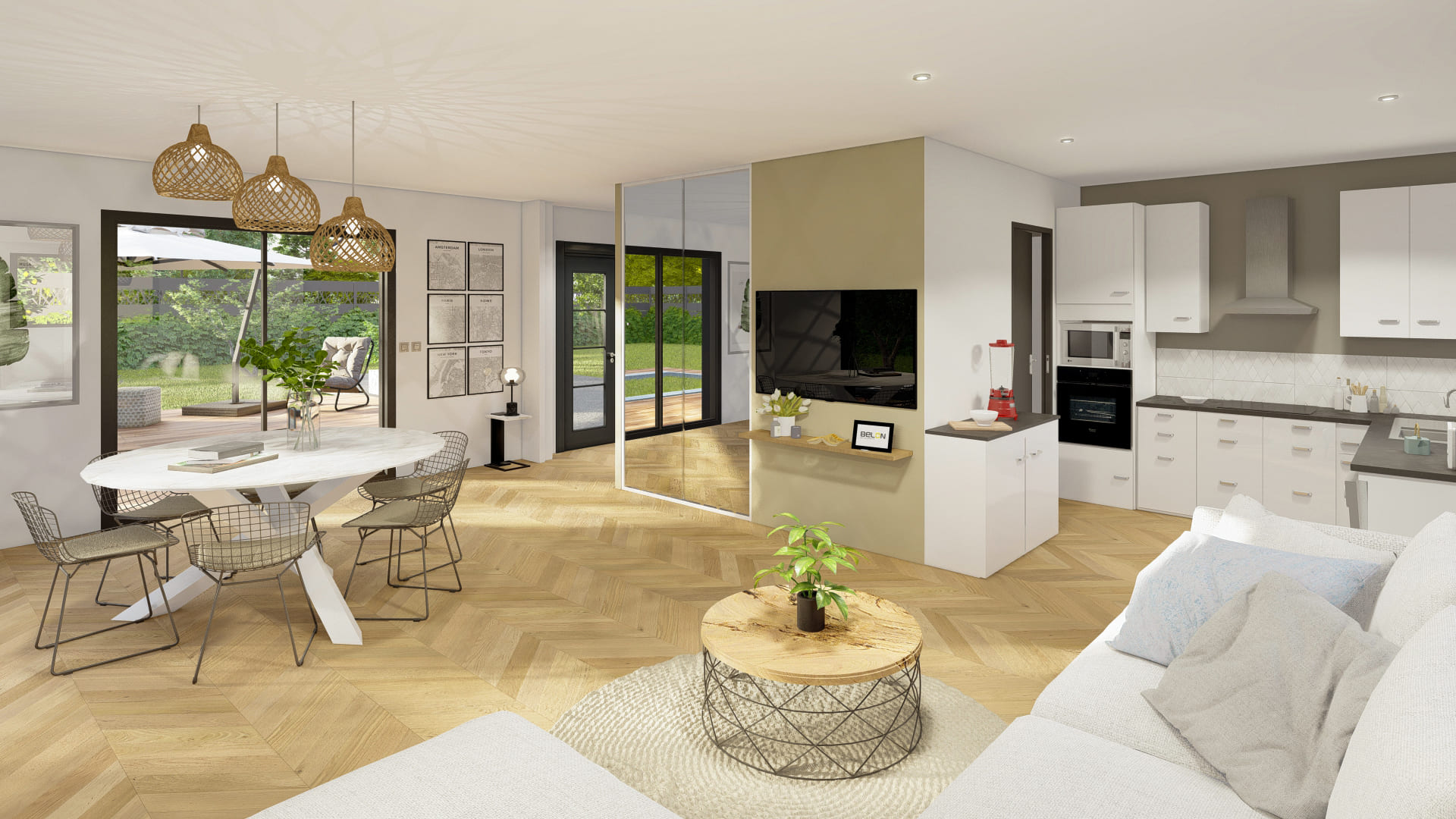 Maison neuve 80m² - 2 chambres - Saint-yvi