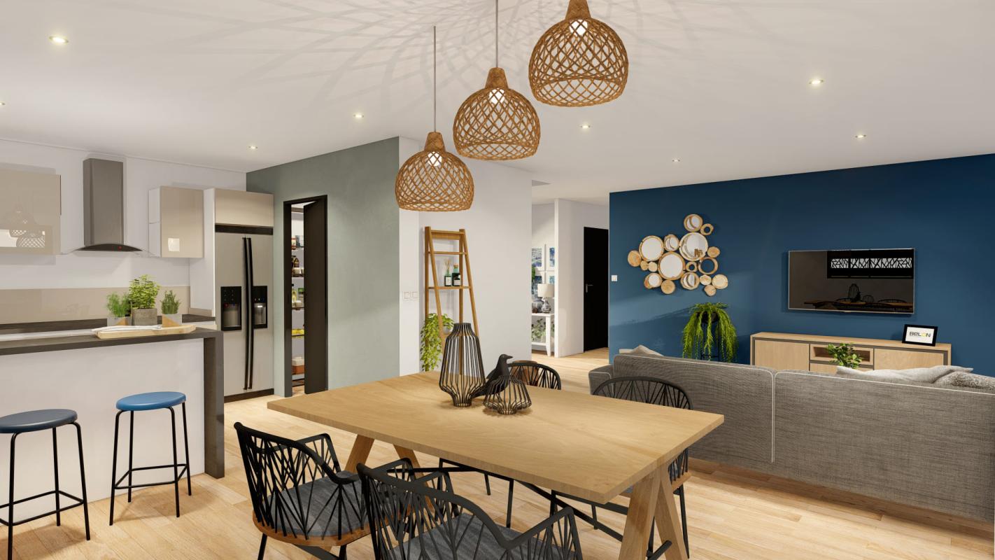 Maison neuve 111m² - 4 chambres - Plougoumelen
