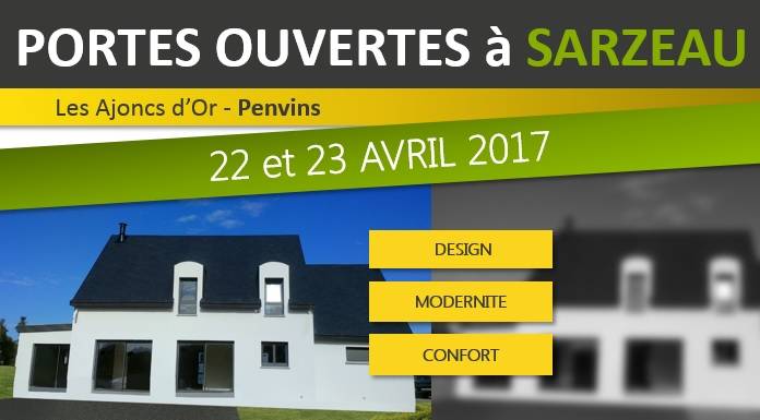 PORTES OUVERTES à SARZEAU - 22 et 23 AVRIL 2017