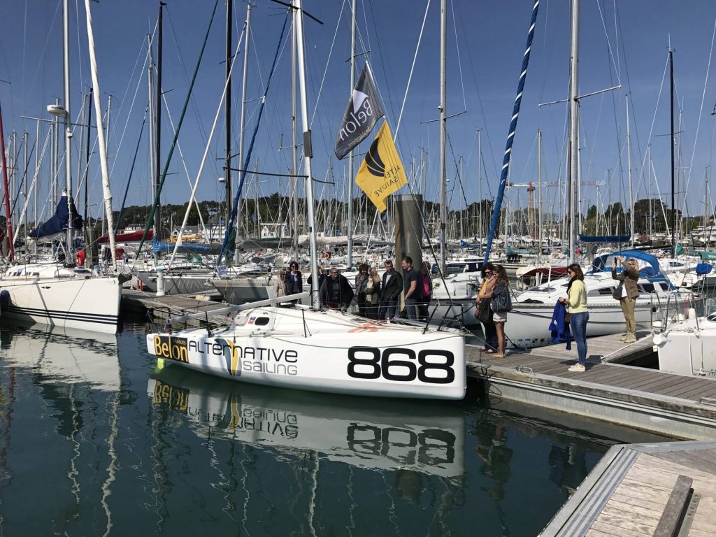 BELON INAUGURE LE MINI 6.50 ALTERNATIVE SAILING