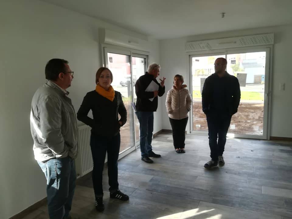 VISITE DE CHANTIERS POUR L'AGENCE DE LANESTER